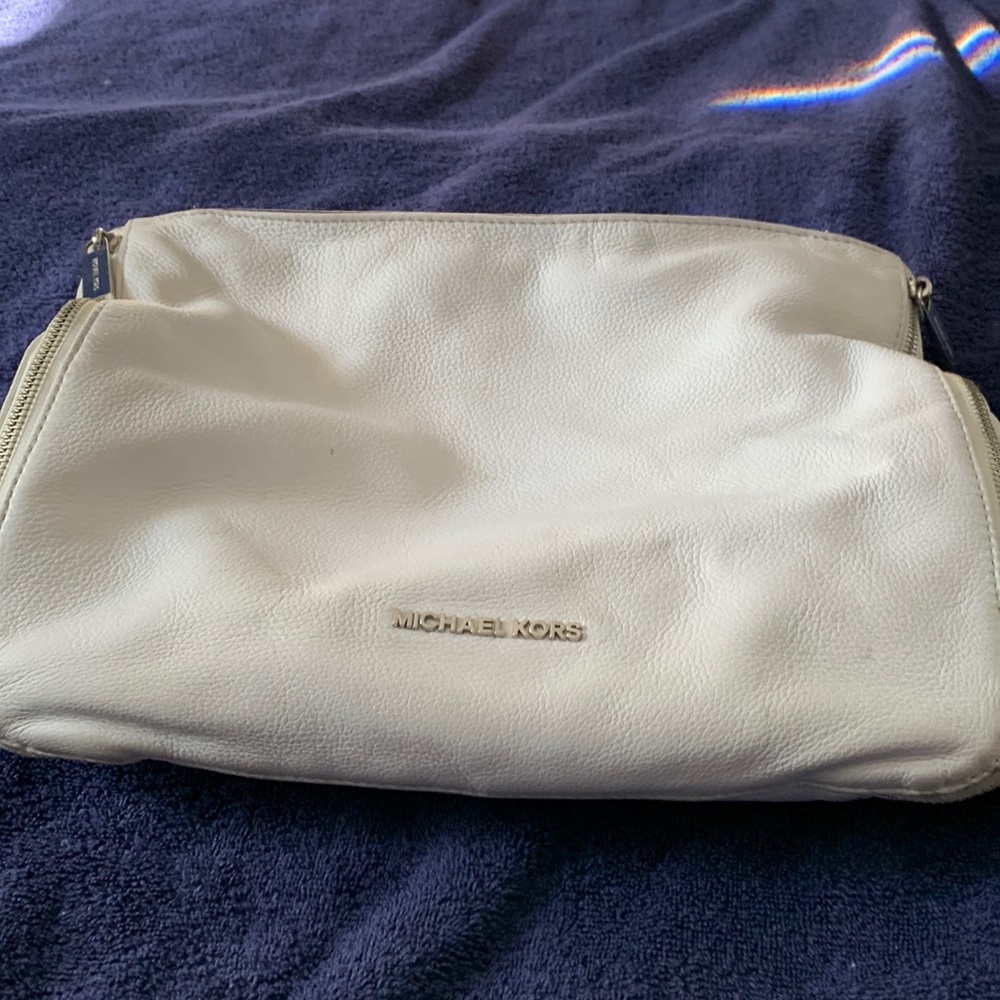 Michael Kors white handbag